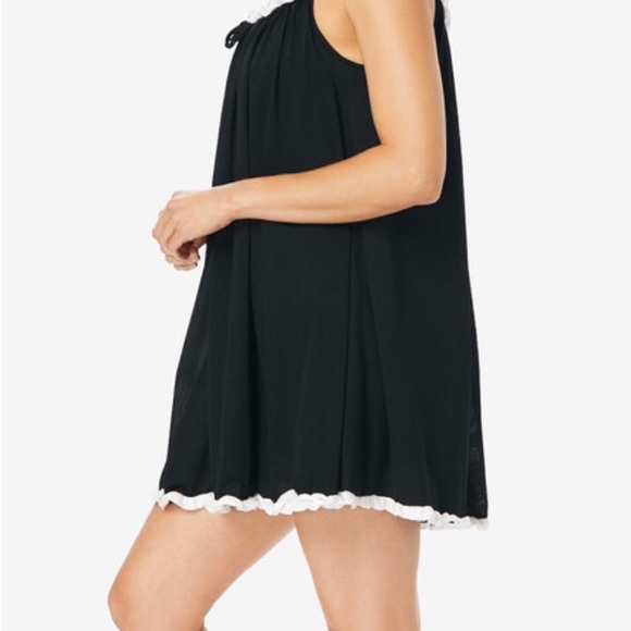 Amoureuse NWT Baby Doll Ruffle Gown Classic Red w/ soft pink ruffle-sz 4x(34/36) - Picture 4 of 13